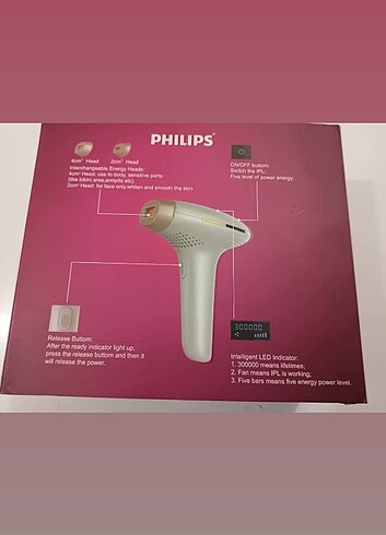 Philips Lumea lazer epilasyon (sıfır) 