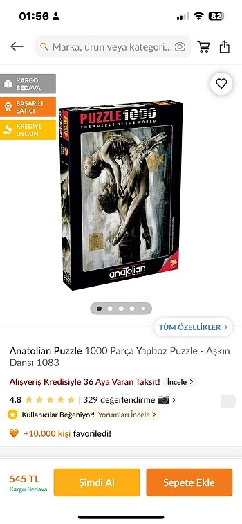 1000 parça puzzle - Görsel 4