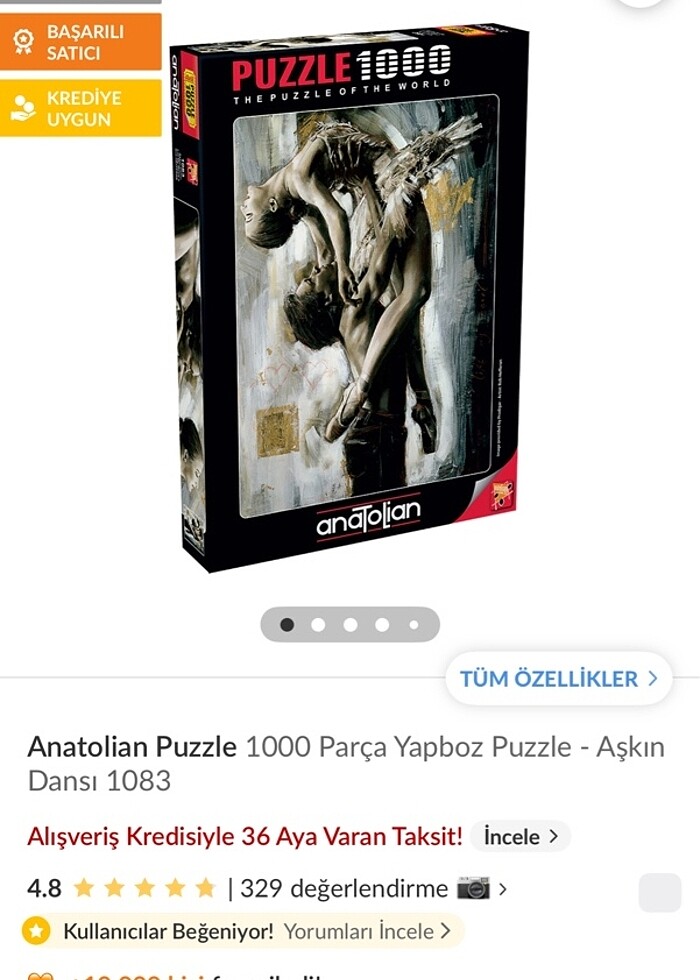 1000 parça puzzle - Görsel 4