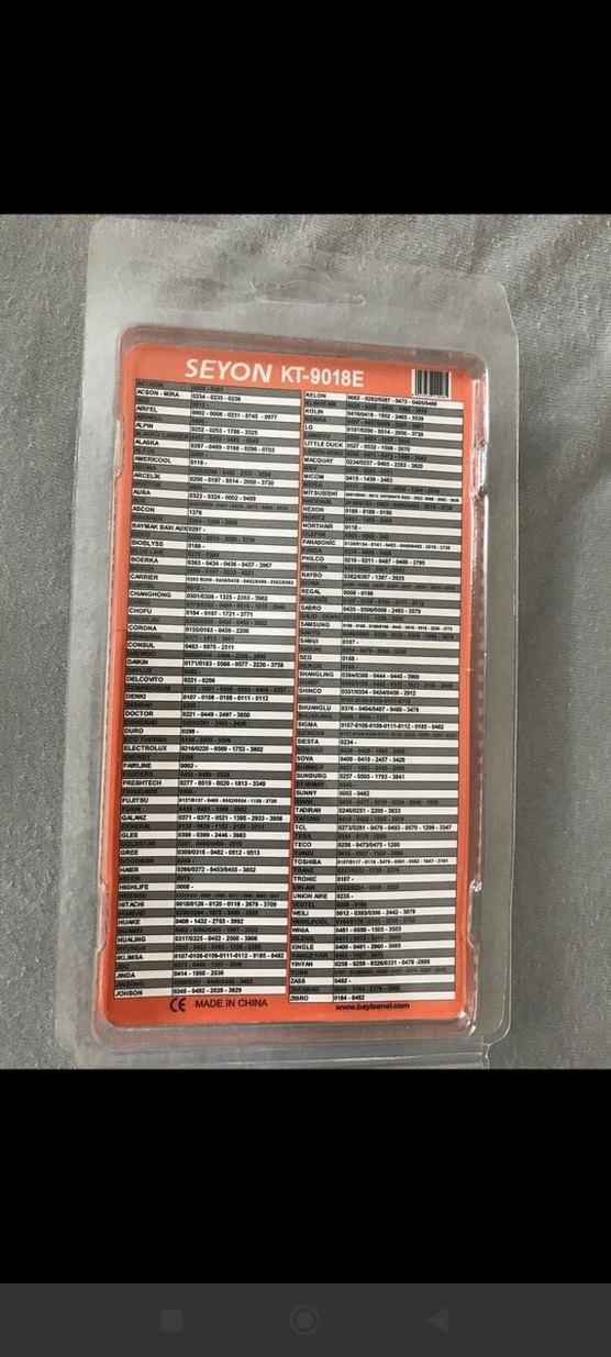 KT-9018E Evrensel Klima Kumandası - Görsel 2