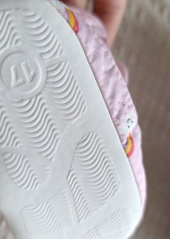 Kız Çocuk Pembe Nakışlı Sıcak Ev Terliği - Görsel 3