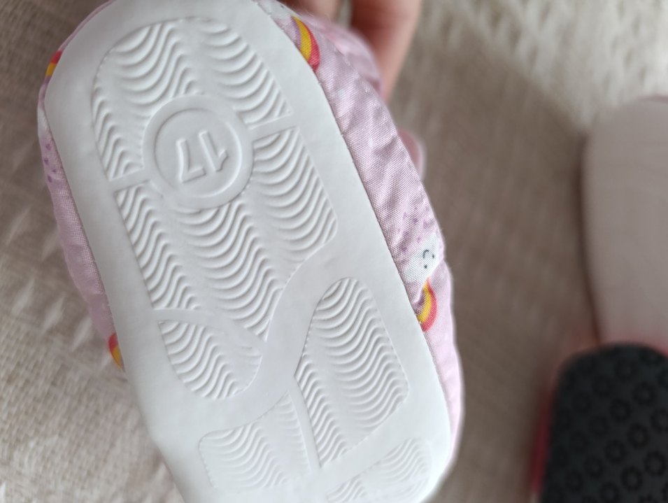 Kız Çocuk Pembe Nakışlı Sıcak Ev Terliği - Görsel 3