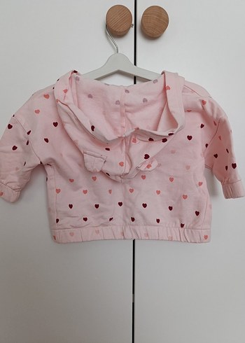 Kız Çocuk Kapüşonlu Sweatshirt - Görsel 2