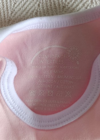 Düğmeli Pembe Bebek Kız Tulum - Görsel 2