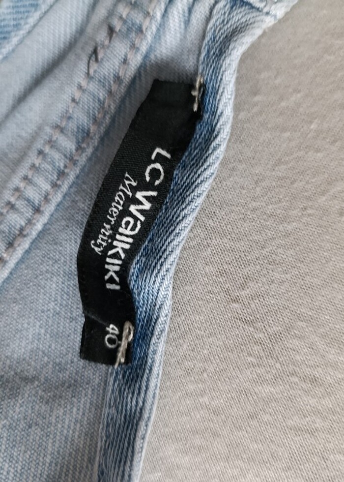 Hamile salopet kot elbise Lbeden - Görsel 3