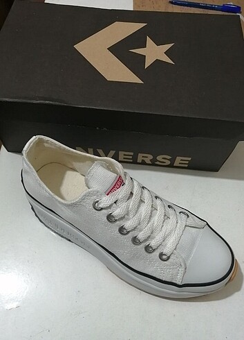 Converse #Bayan converse platform beyaz spor ayakkabı
