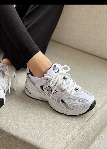#New balance 530 beyaz lacivert Bayan spor ayakkabı 