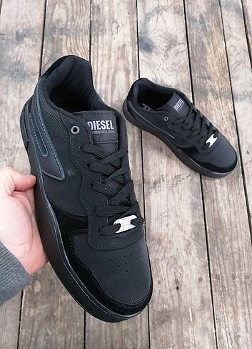 Diesel #erkek siyah spor ayakkabı