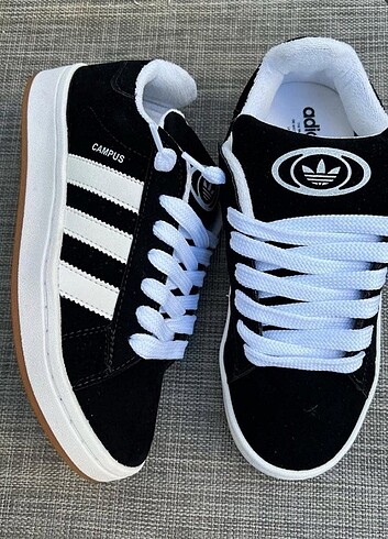 39 Beden #Adidas Bayan campus siyah beyaz spor ayakkabı