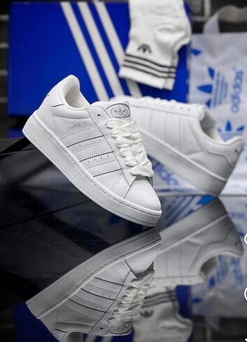 #Adidas campus beyaz erkek spor ayakkabı