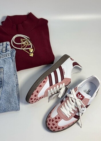 39 Beden #Adidas samba beyaz bayan spor ayakkabı