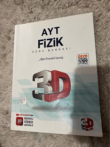 3d yayınları Ayt Fizik Soru Bankası
