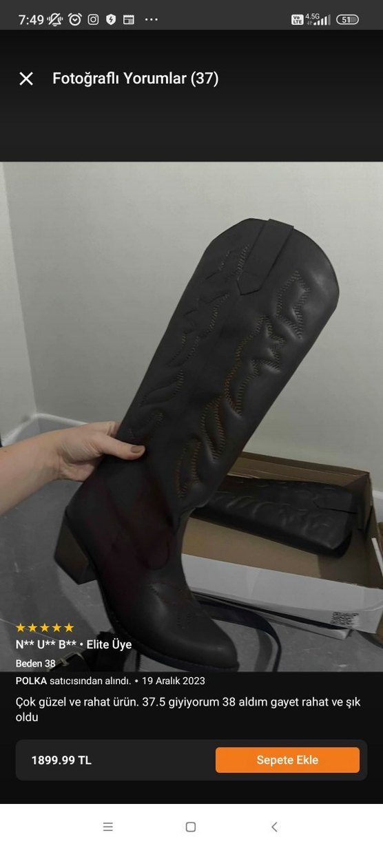 Western Kovboy Çizme - Görsel 3