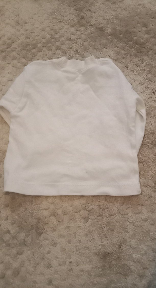 Beyaz Çocuk Uzun Kollu İçlik - Görsel 2