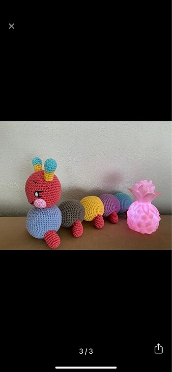 Amigurumi Tırtıl