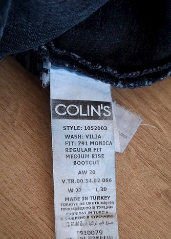 27 Beden lacivert Renk COLIN'S Siyah Bayan Kot Pantolon