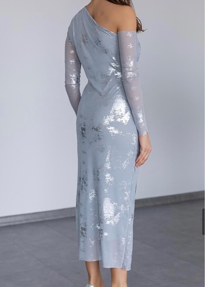 Desenli elbise - Görsel 2