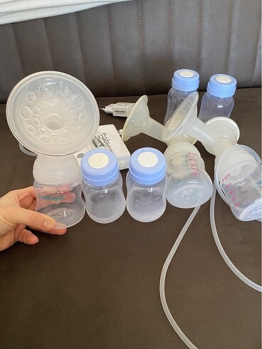 Mamajoo süt sağma pompası ve weebaby süt saklama kapı azkullanıl