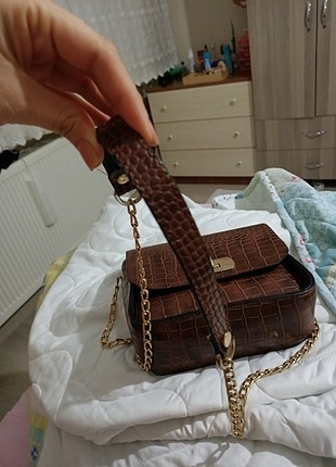 Zara Kahverengi deri çanta