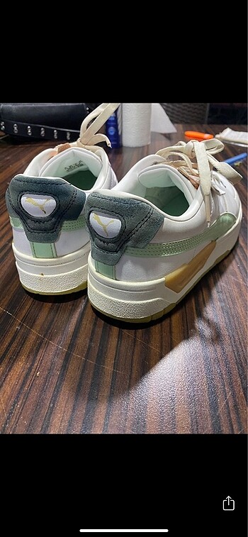 38,5 Beden beyaz Renk Puma spor ayakkabı
