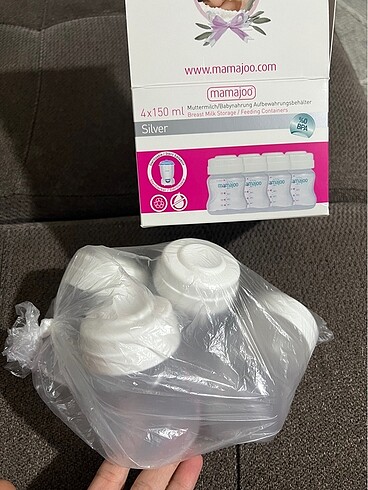 Mamajoo silver anne sütü saklama / besleme kapları