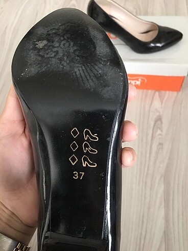 37 Beden siyah Renk Topuklu Ayakkabı