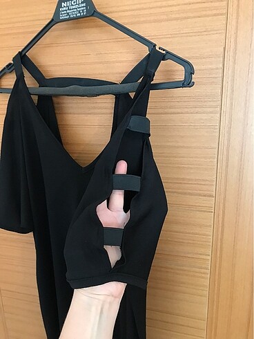 s Beden siyah Renk Koton yazlık elbise
