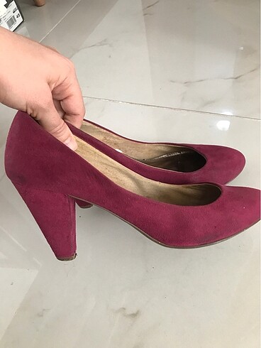38 Beden pembe Renk Kadın zara topuklu ayakkabı