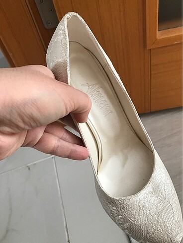 37 Beden beyaz Renk Gelinlik ayakkabısı
