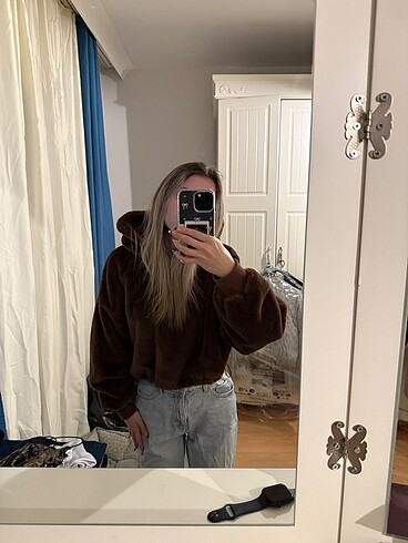 Bershka Peluş Sweatshirt - Görsel 4