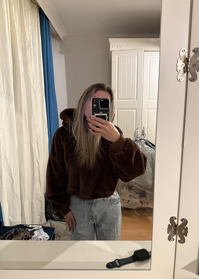 Bershka Peluş Sweatshirt - Görsel 4