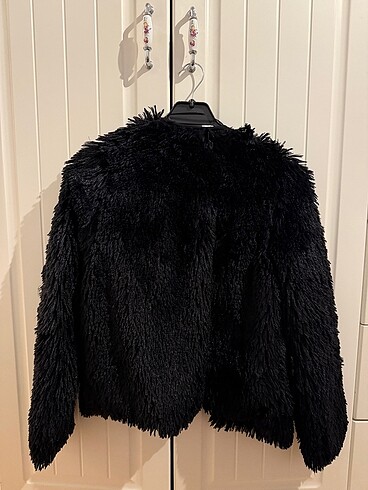 Siyah Suni Kürk Mont Ceket - Görsel 2