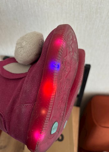 Kız Çocuk Pembe Kürklü Bot - Görsel 5