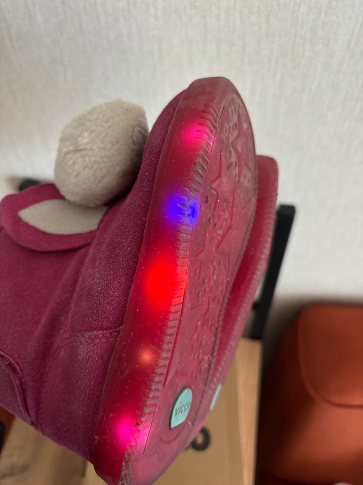 Kız Çocuk Pembe Kürklü Bot - Görsel 5