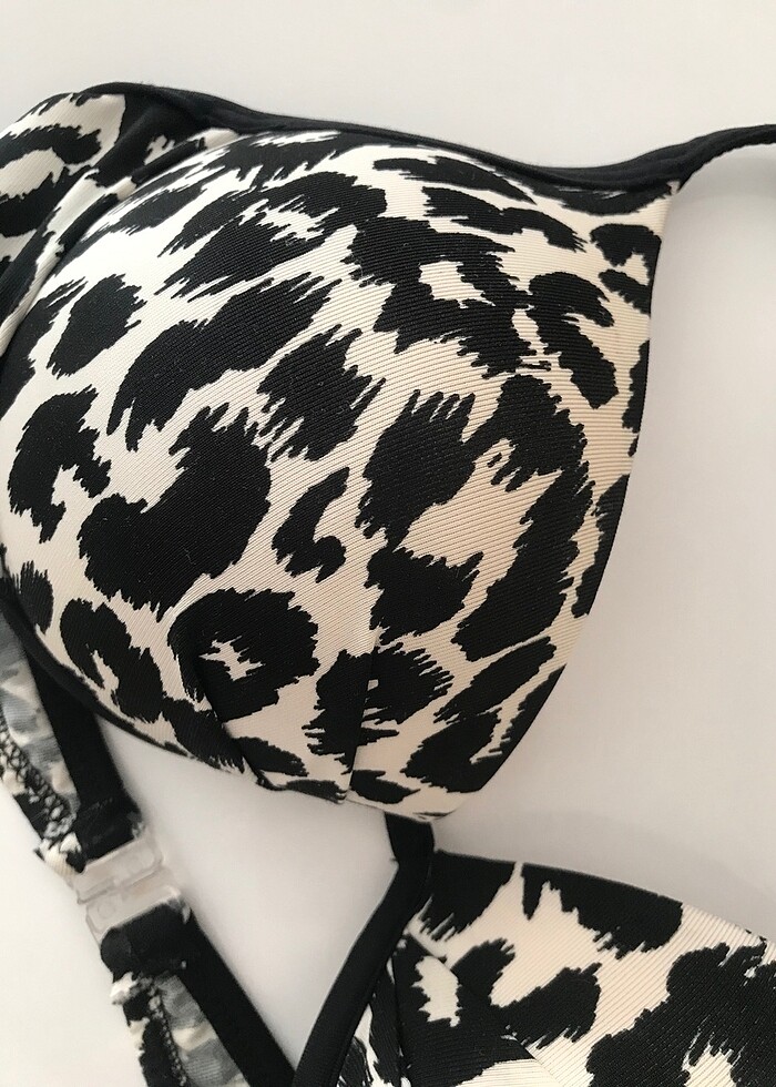 Bikini üst leopar desen - Görsel 2