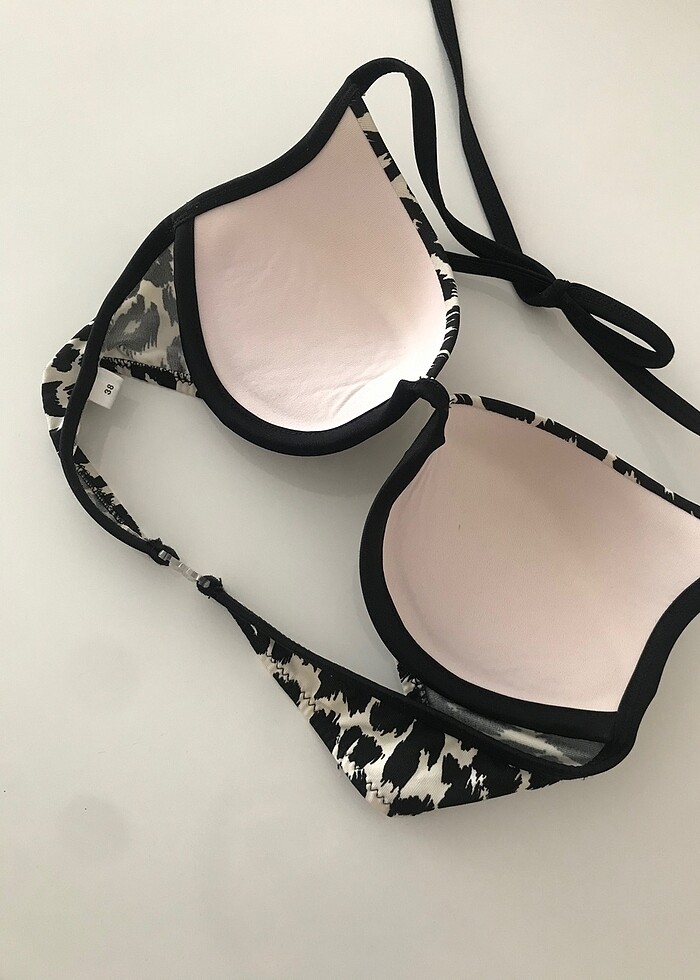 Bikini üst leopar desen - Görsel 3