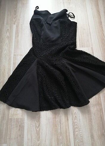 xs Beden Trendyol milla dantelli şifon abiye