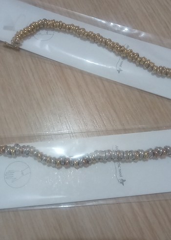 Altın Renk Zincir Detaylı Kadın El Zinciri - Görsel 2