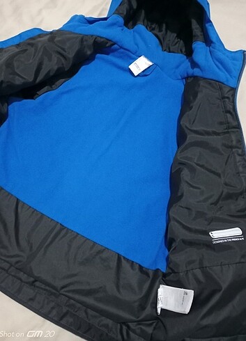 6 Yaş Beden mavi Renk Decathlon çocuk mont