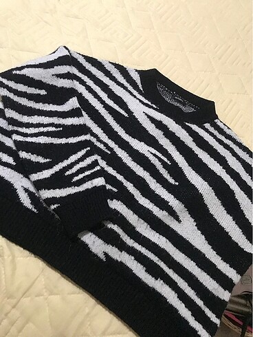 Zebra desen kazak