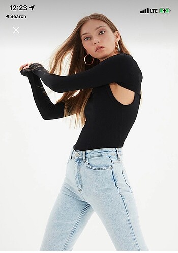 Yüksek bel Trendyol jean