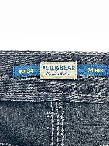 34 Beden siyah Renk Pull and Bear Jean / Kot %70 İndirimli.