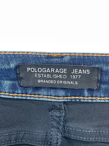 34 Beden lacivert Renk Polo Garage Jean / Kot %70 İndirimli.
