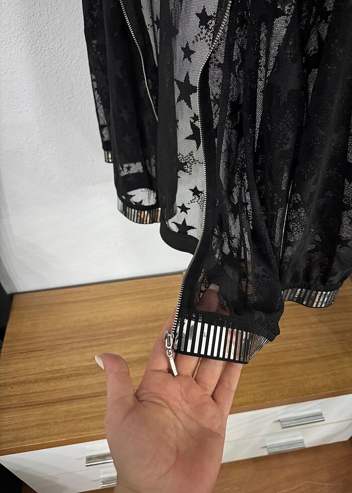 Transparan hırka - Görsel 3