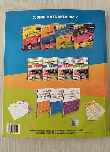  7.sınıf matematik test kitabı Yeni 