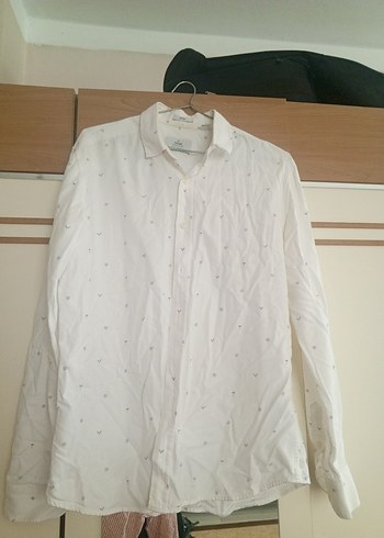 Pamuklu Beyaz Erkek Gömlek - Görsel 2