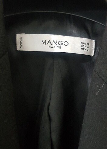 s Beden siyah Renk Mango