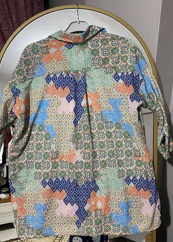 Bohem Çok Renkli Gömlek - Görsel 3