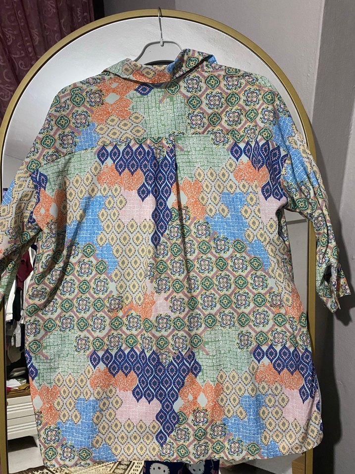 Bohem Çok Renkli Gömlek - Görsel 3