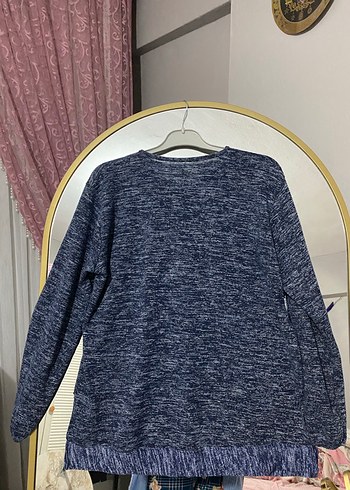 Nakışlı Bohem Kadın Triko Kazak - Görsel 3